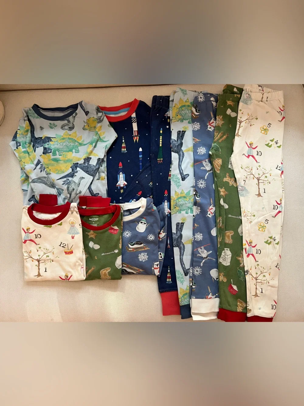Kids Holiday, Rocket & Animal Print Pajama Set -  6Y